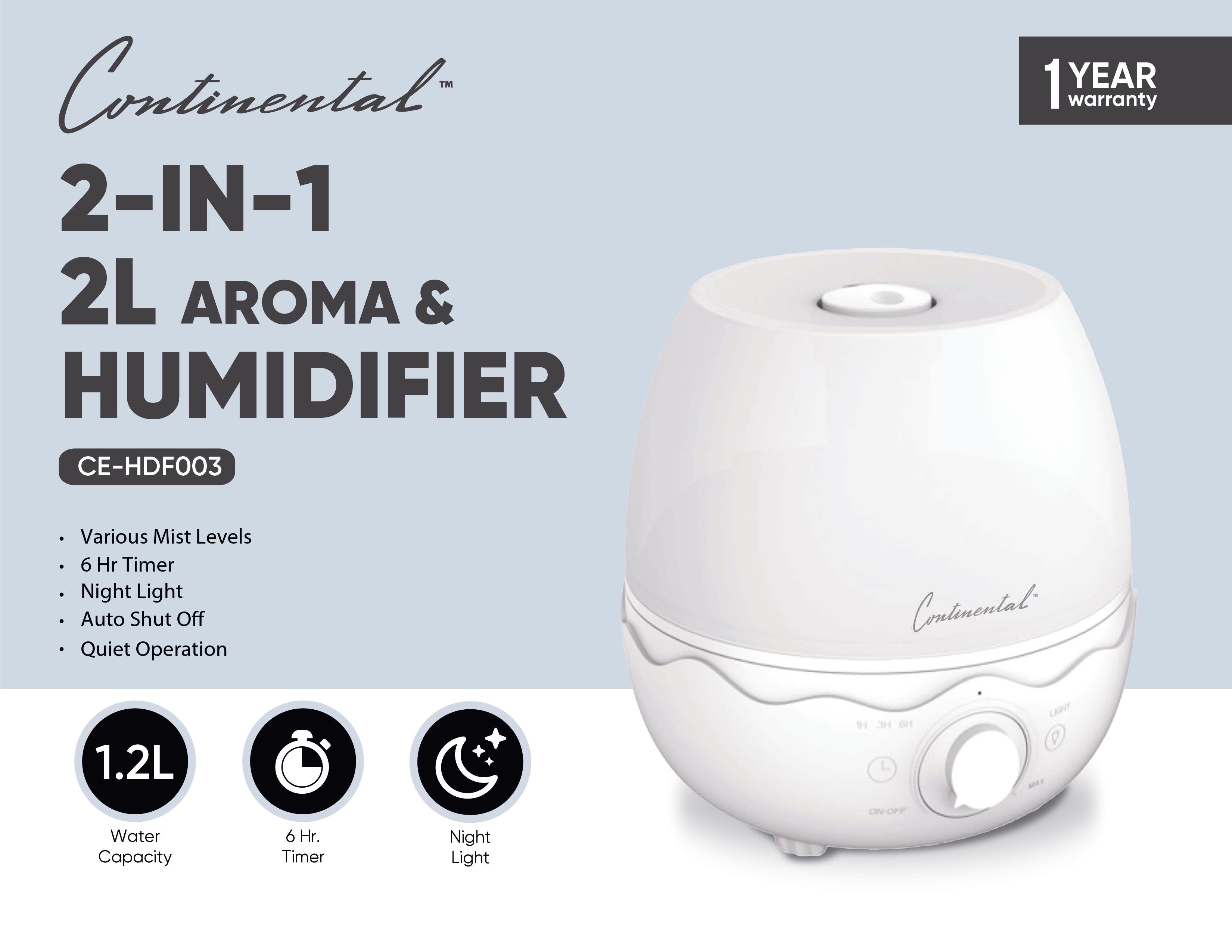 2-IN-1 AROMA & HUMIDIFIER