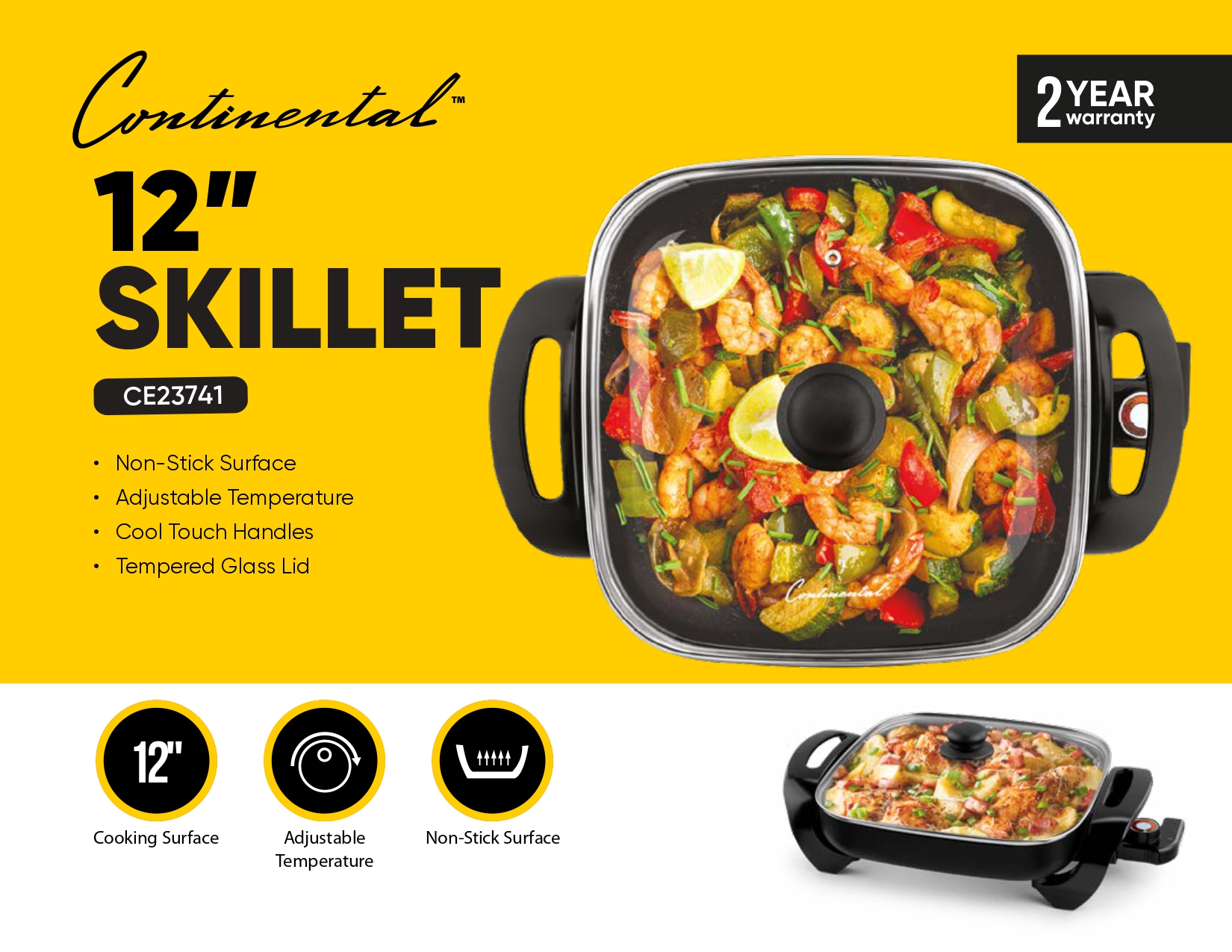 Skillet 12'' Cooking Surface