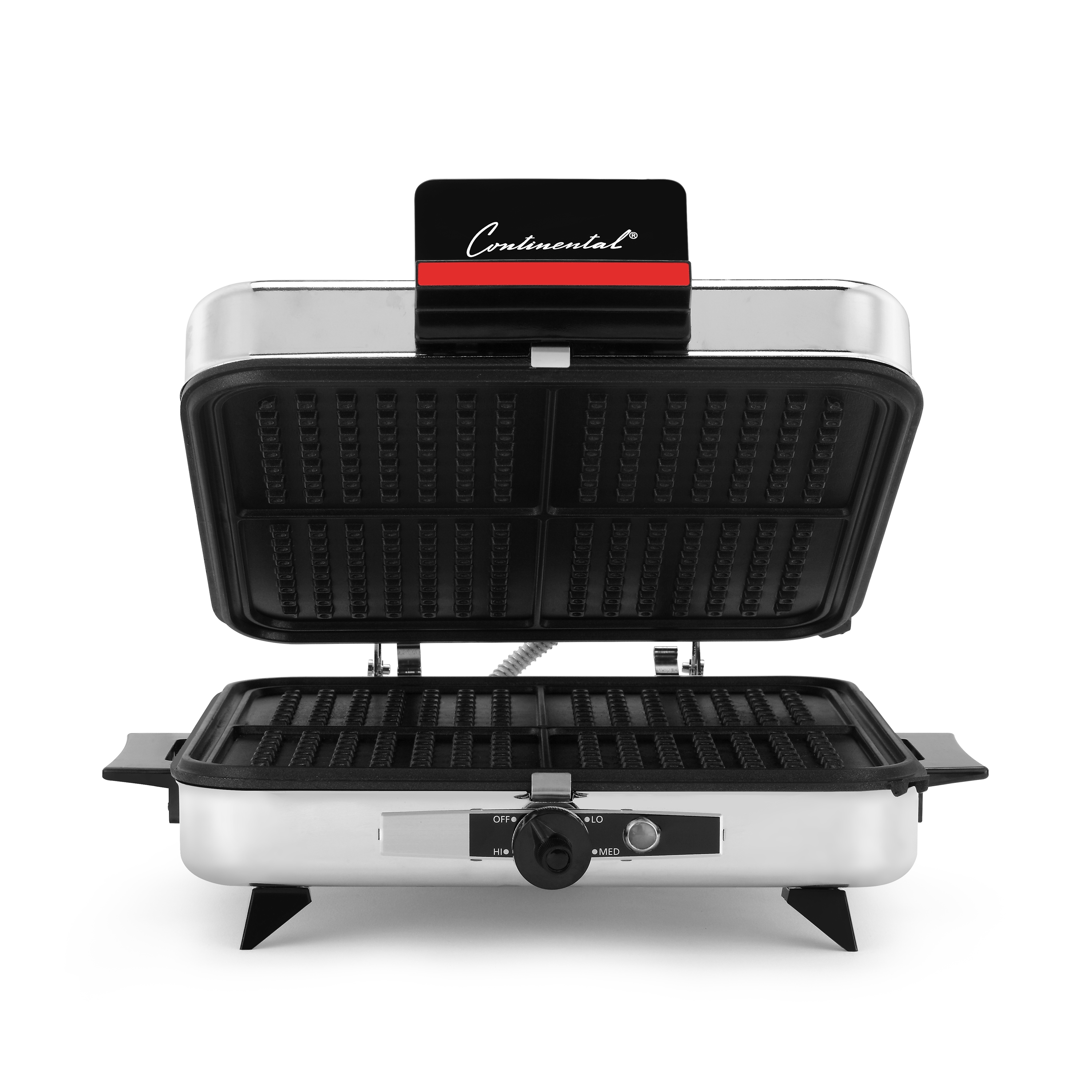 Continental 2-Serve Indoor Contact Grill and Sandwich Maker, Black