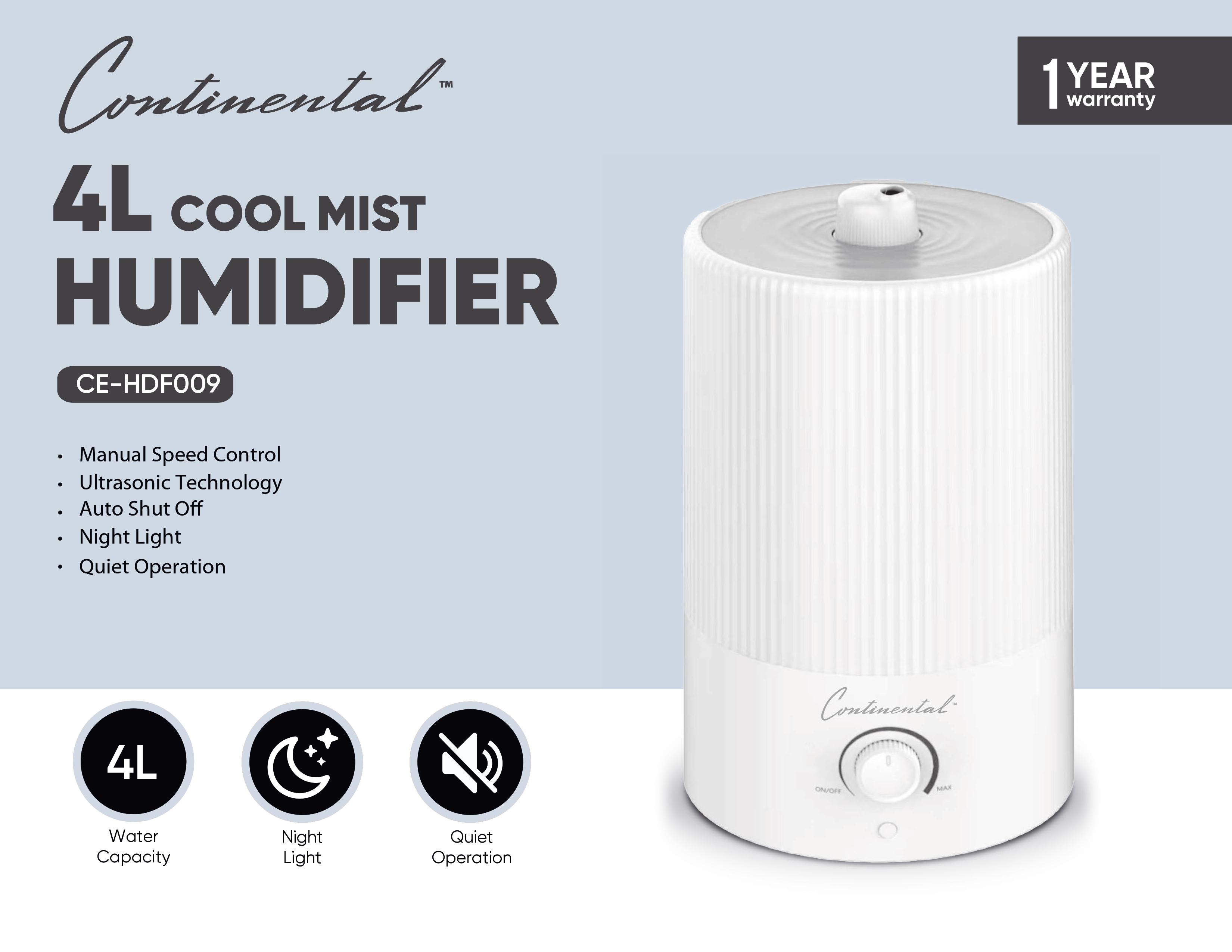 4L COOL MIST HUMIDIFIER