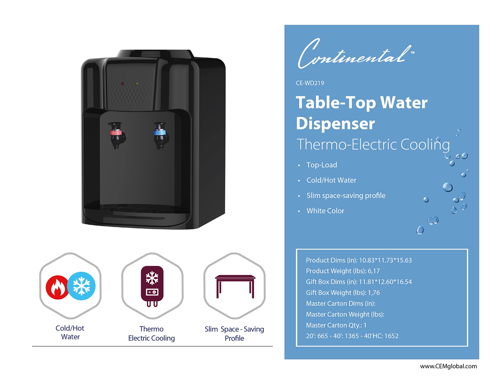 Table-top Water Dispenser