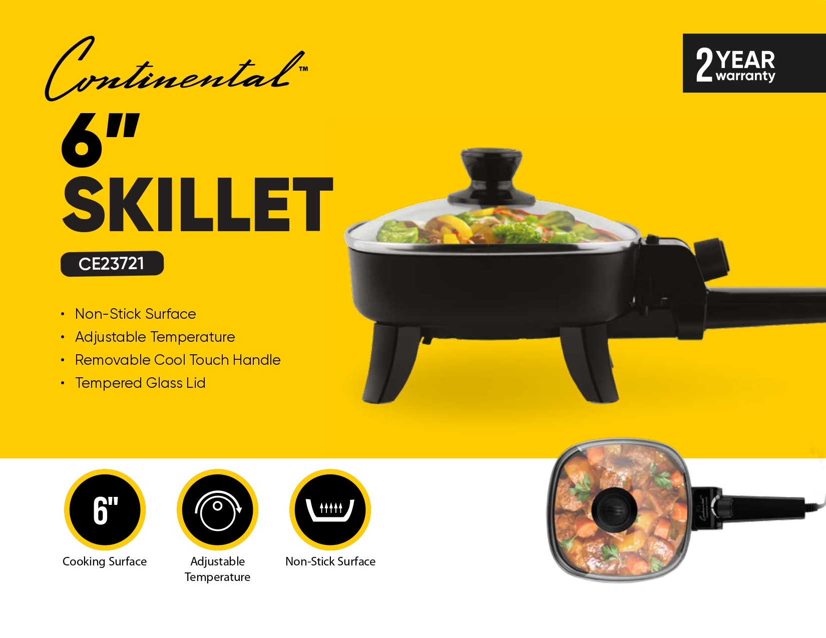 Skillet 6'' Cooking Surface