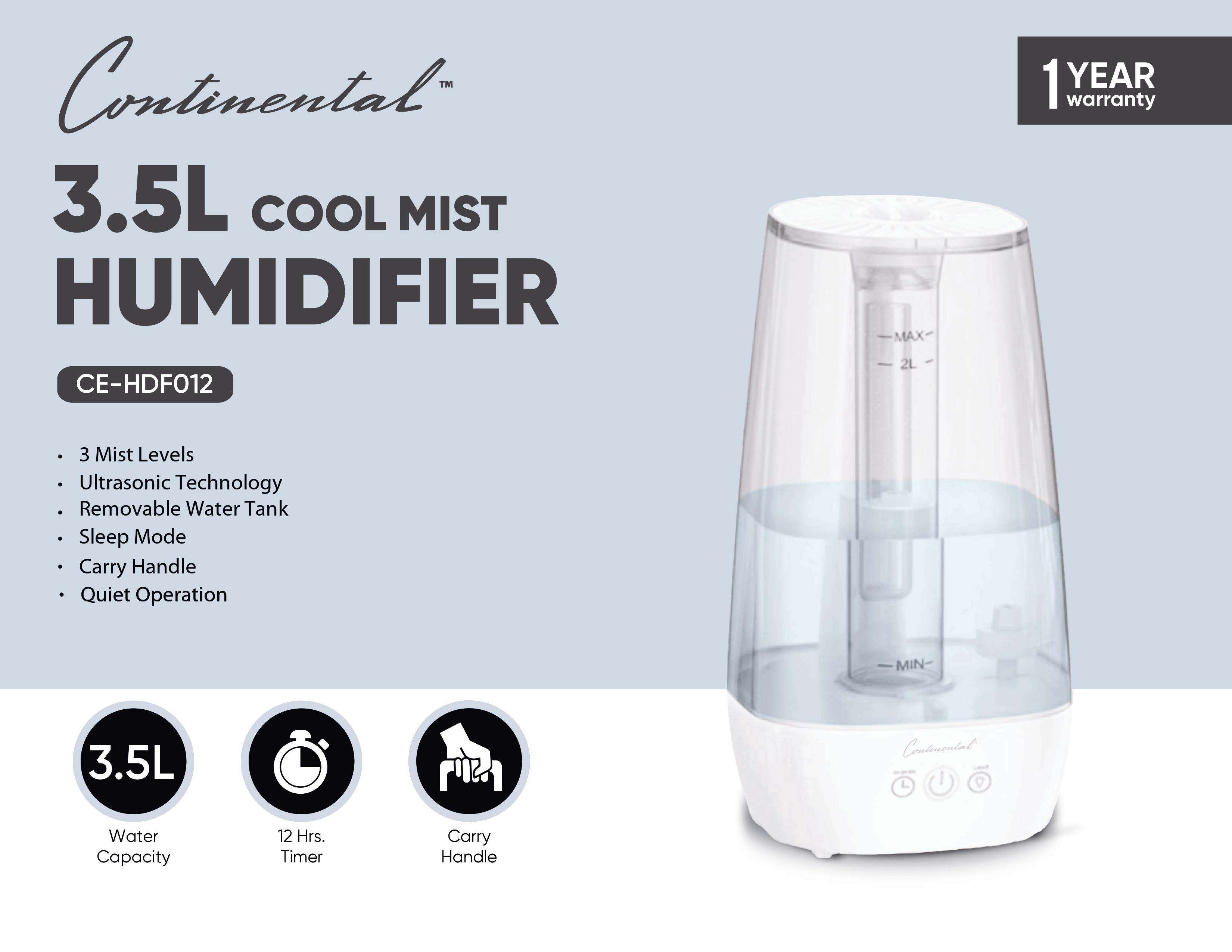 3.5 COOL MIST HUMIDIFIER