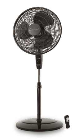 16" Plastic Stand Fan with Remote Control